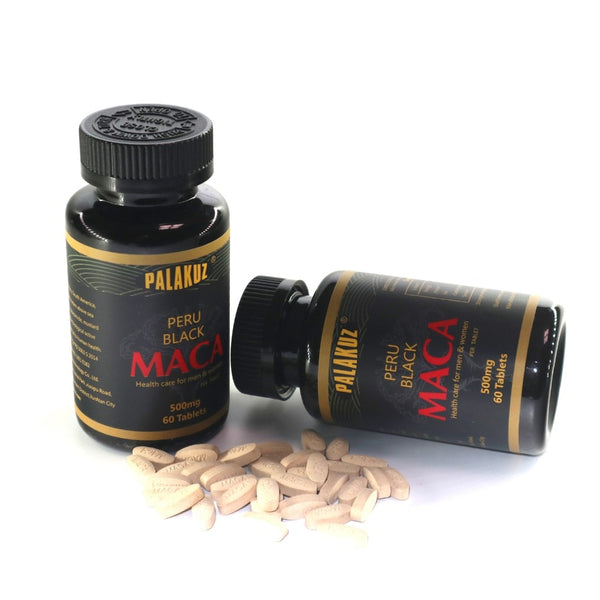 2 Bottles,Pure black Maca Root Extracts for Healthy Energy personal care both for men & women