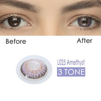 2pcs/pair 3 Tone Series Colored Contact Lenses
